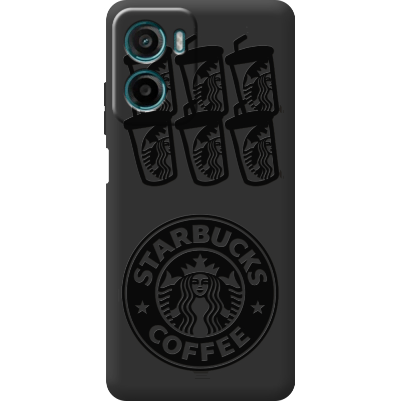 Чорний чохол BoxFace Motorola G06 Black Coffee