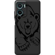 Чорний чохол BoxFace Motorola G06 Grizzly Bear