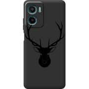 Чорний чохол BoxFace Motorola G06 Deer
