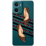 Прозорий чохол BoxFace Motorola G06 Love Beauty