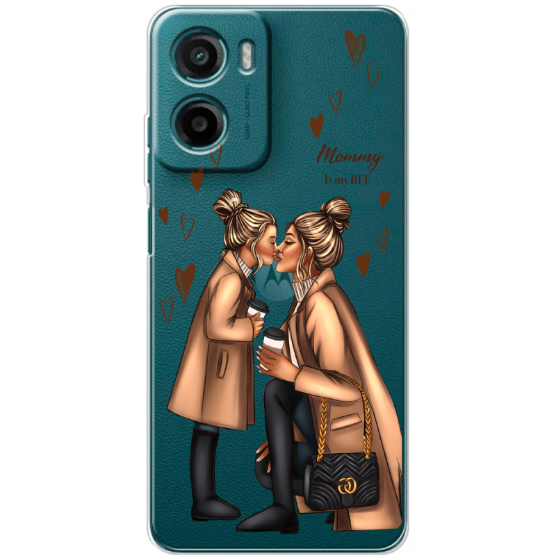 Прозорий чохол BoxFace Motorola G06 Mommy Is My BFF
