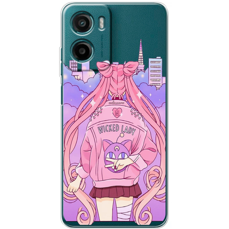 Прозорий чохол BoxFace Motorola G06 Wiked Lady