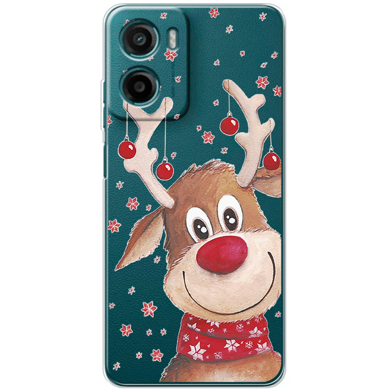 Прозорий чохол BoxFace Motorola G06 Winter Deer