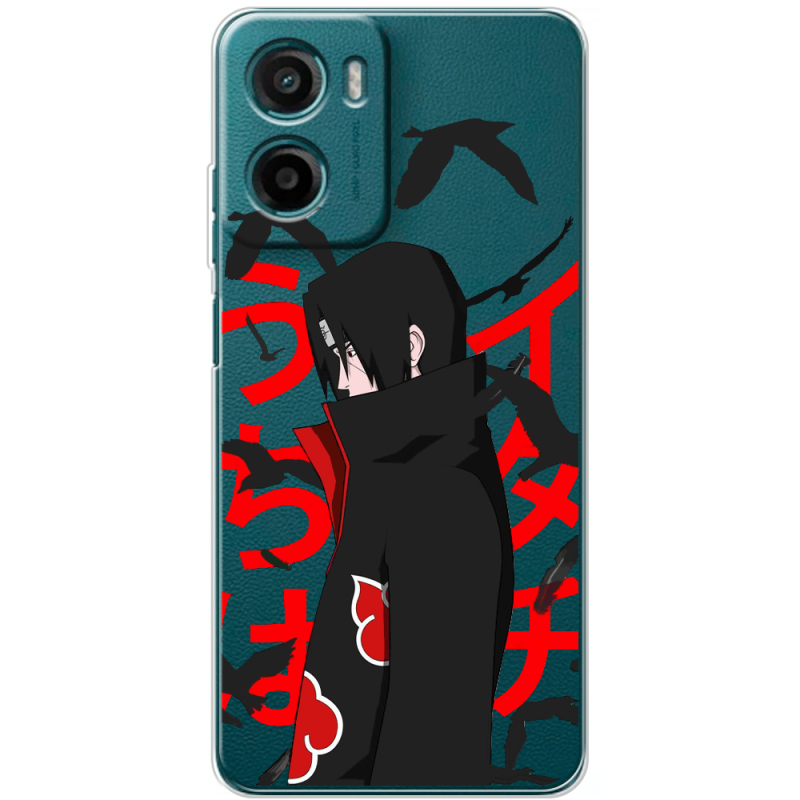 Прозорий чохол BoxFace Motorola G06 Учиха Итачи