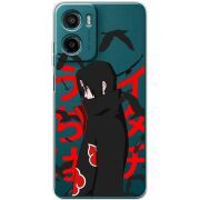 Прозорий чохол BoxFace Motorola G06 Учиха Итачи