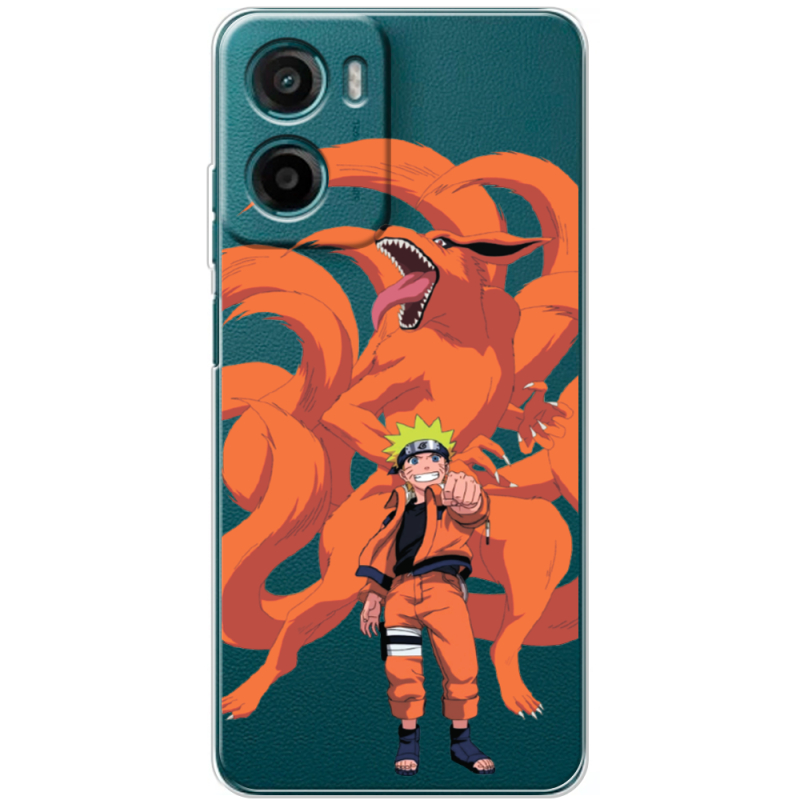 Прозорий чохол BoxFace Motorola G06 Naruto and Kurama