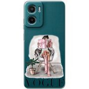Прозорий чохол BoxFace Motorola G06 VOGUE
