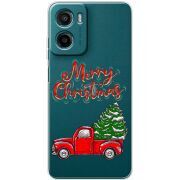 Прозорий чохол BoxFace Motorola G06 Holiday Car