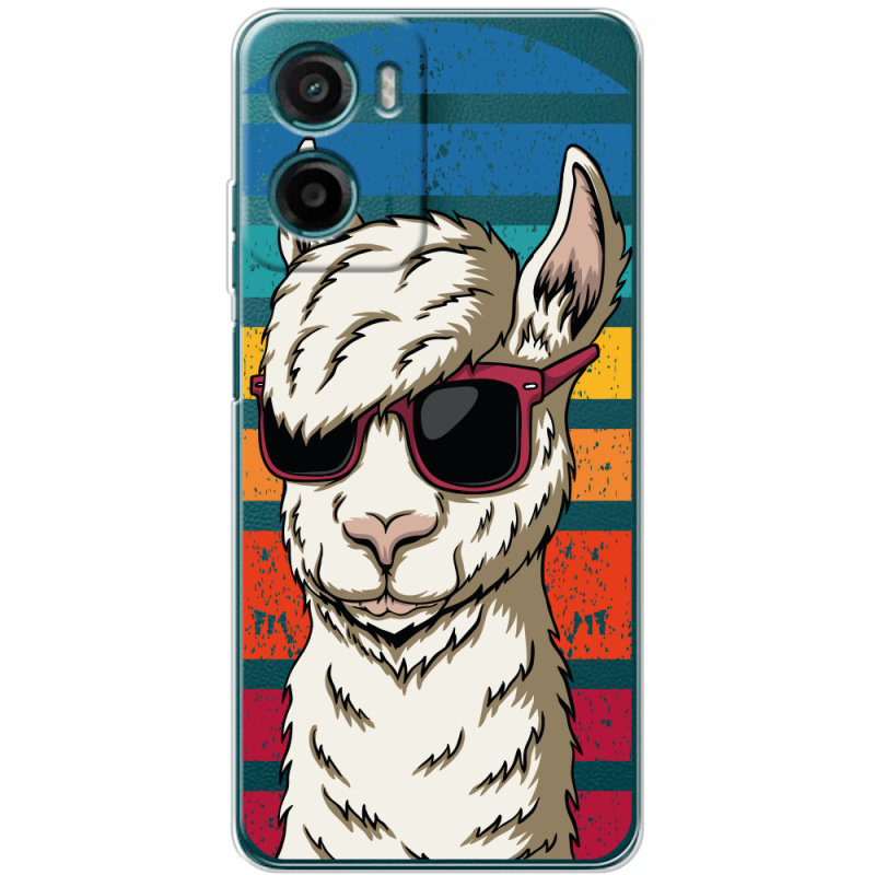 Прозорий чохол BoxFace Motorola G06 Стильна Лама