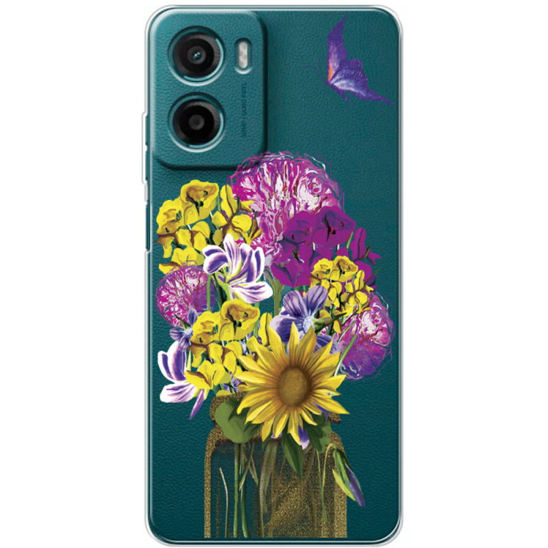 Прозорий чохол BoxFace Motorola G06 My Bouquet