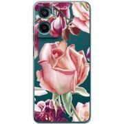 Прозорий чохол BoxFace Motorola G06 Rose