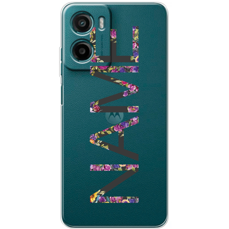 Прозорий чохол BoxFace Motorola G06 Именной