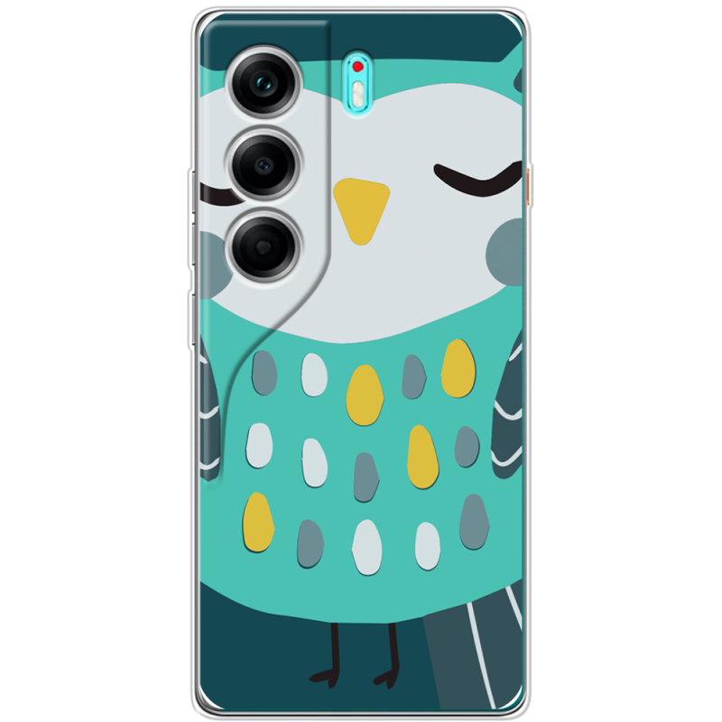 Чохол BoxFace Tecno Camon 40 Green Owl