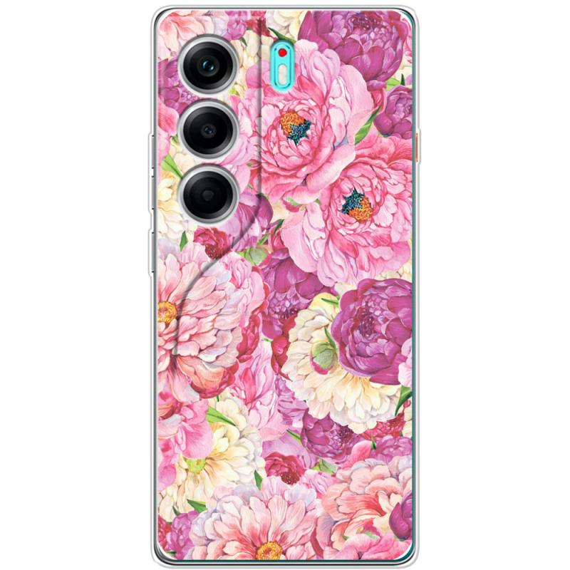 Чохол BoxFace Tecno Camon 40 Pink Peonies