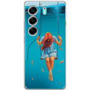 Чохол BoxFace Tecno Camon 40 Girl In The Sea