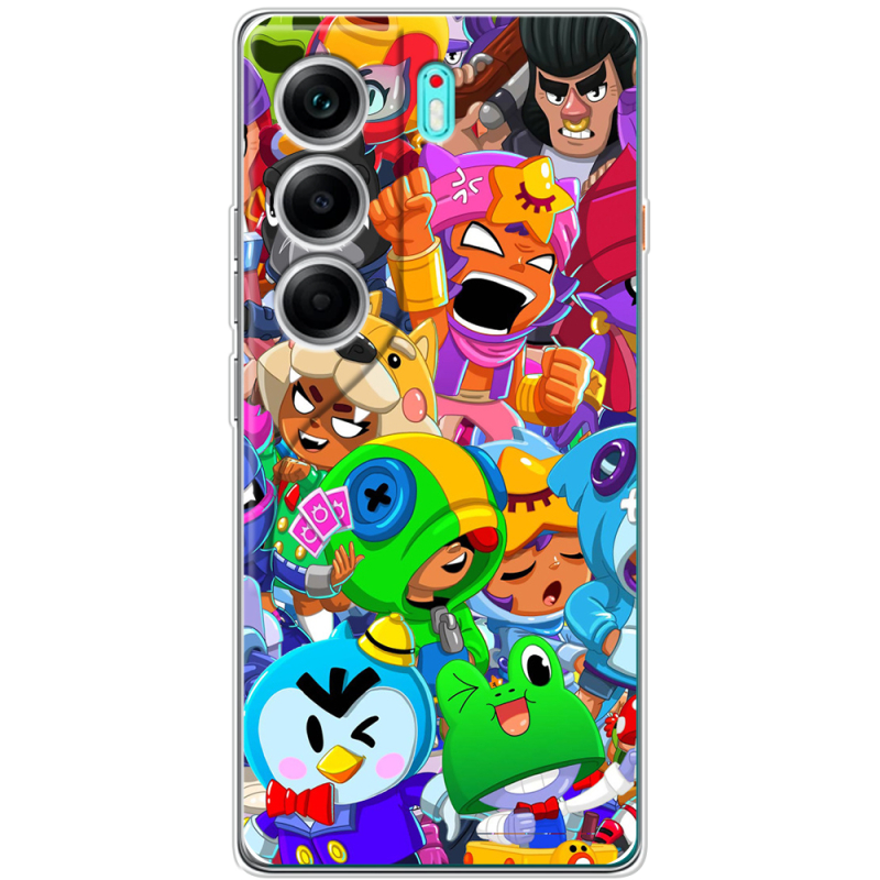 Чохол BoxFace Tecno Camon 40 friends brawl stars