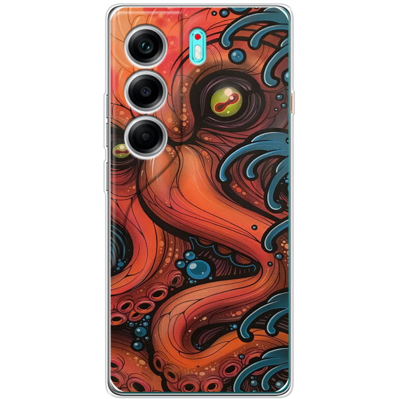 Чохол BoxFace Tecno Camon 40 Octopus