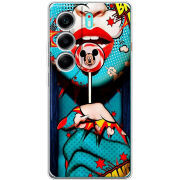 Чохол BoxFace Tecno Camon 40 Girl Pop Art
