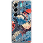 Чохол BoxFace Tecno Camon 40 Blue Herb