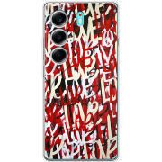 Чохол BoxFace Tecno Camon 40 Love Graffiti