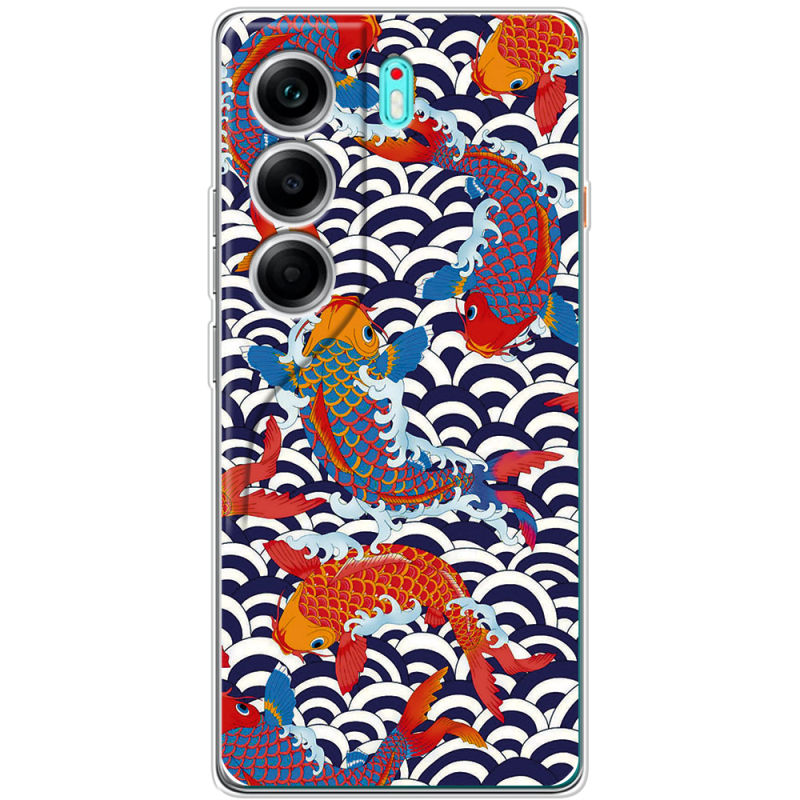 Чохол BoxFace Tecno Camon 40 Koi Fish