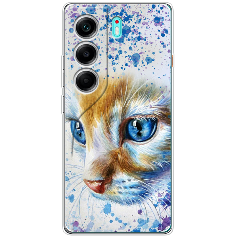 Чохол BoxFace Tecno Camon 40 Голубоглазый Кот