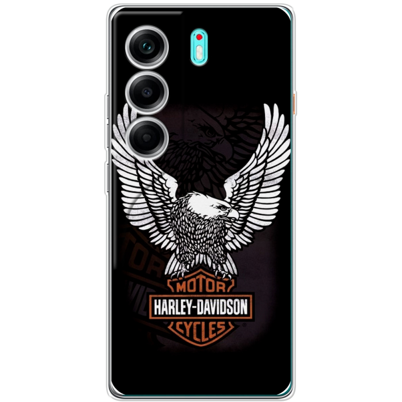 Чохол BoxFace Tecno Camon 40 Harley Davidson and eagle