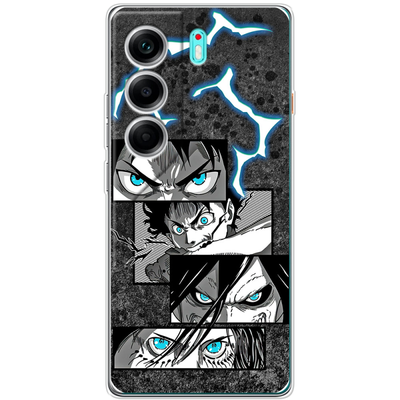 Чохол BoxFace Tecno Camon 40 Eren Yeager Transformation