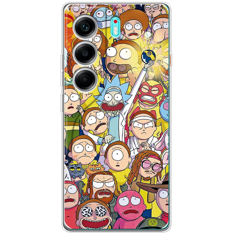 Чохол BoxFace Tecno Camon 40 Rick and Morty