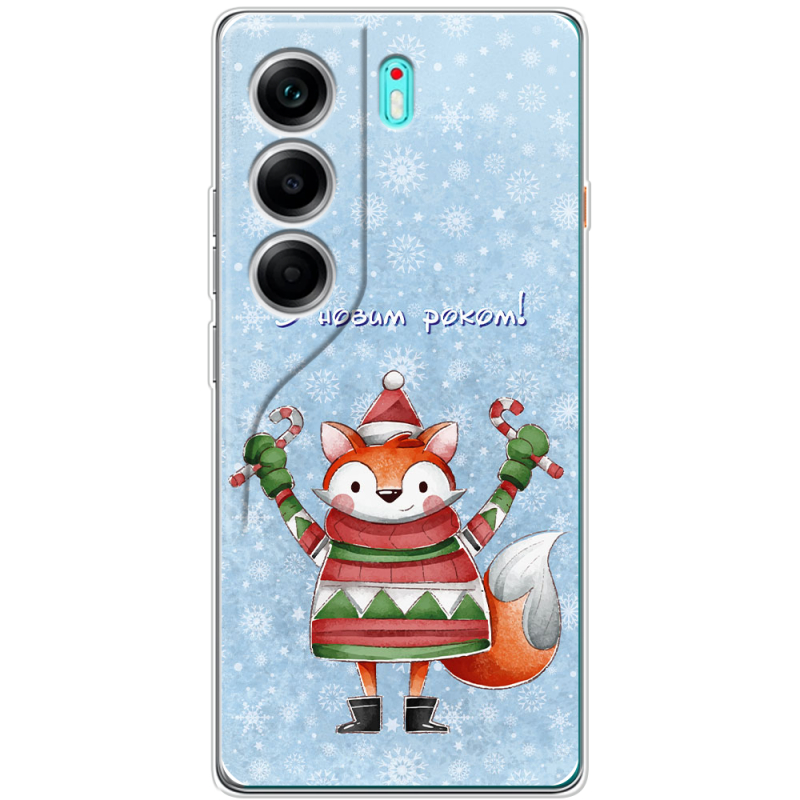 Чохол BoxFace Tecno Camon 40 Fox З новим роком!