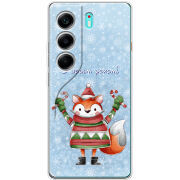 Чохол BoxFace Tecno Camon 40 Fox З новим роком!