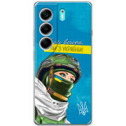 Чохол BoxFace Tecno Camon 40 Захисниця з України