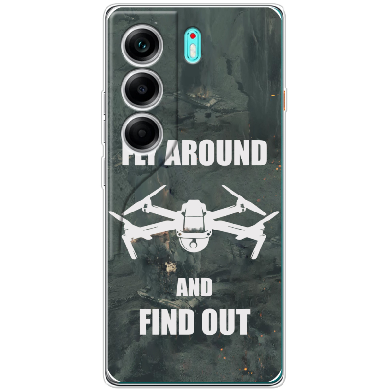 Чохол BoxFace Tecno Camon 40 Дрон Fly Around