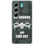 Чохол BoxFace Tecno Camon 40 Дрон Fly Around