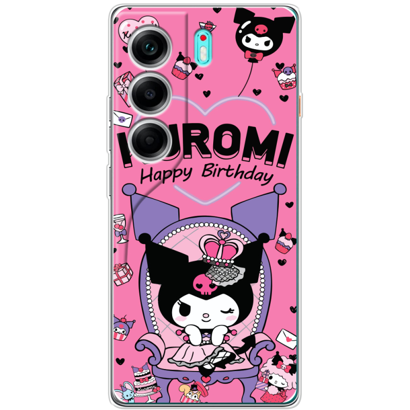 Чохол BoxFace Tecno Camon 40 День народження Kuromi