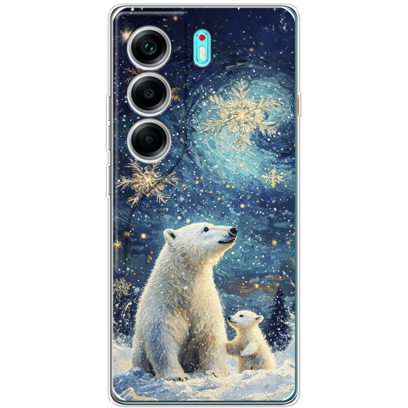 Чохол BoxFace Tecno Camon 40 Північні ведмеді