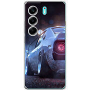 Чохол BoxFace Tecno Camon 40 Silver Car