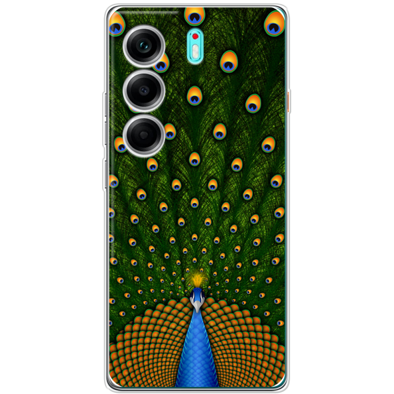 Чохол BoxFace Tecno Camon 40 Peacocks Tail