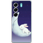 Чохол BoxFace Tecno Camon 40 Moon Bunny