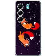 Чохол BoxFace Tecno Camon 40 Fox-Astronauts