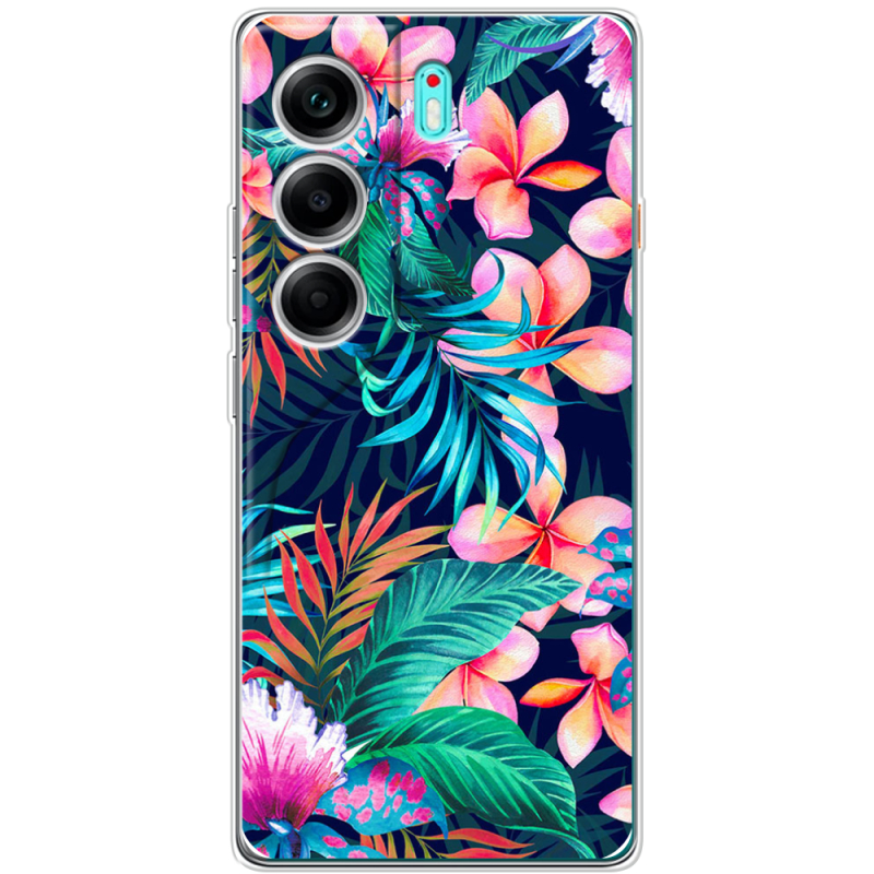 Чохол BoxFace Tecno Camon 40 flowers in the tropics