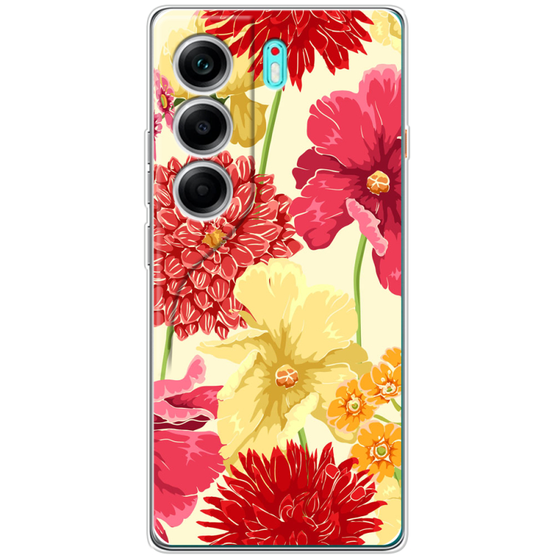 Чохол BoxFace Tecno Camon 40 Flower Bed