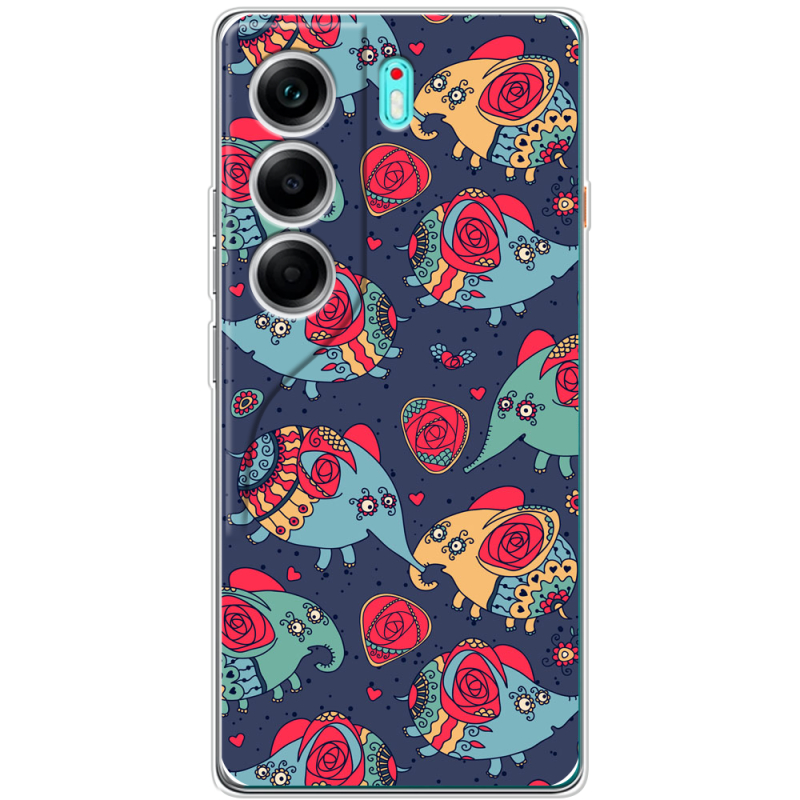 Чохол BoxFace Tecno Camon 40 Flying Elephants