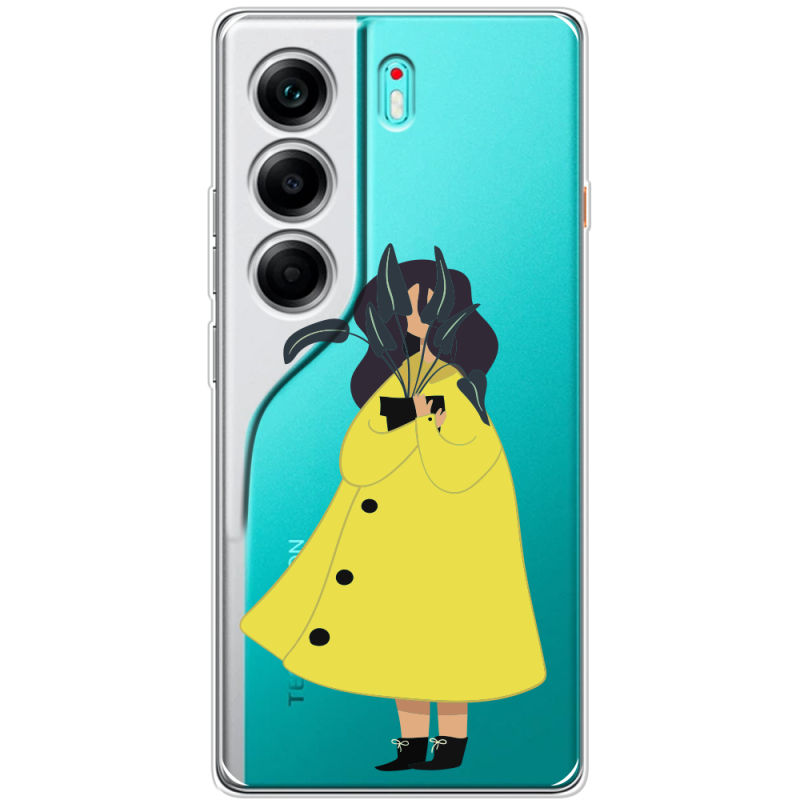 Прозорий чохол BoxFace Tecno Camon 40 Just a Girl