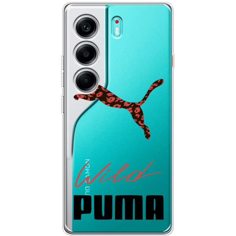 Прозорий чохол BoxFace Tecno Camon 40 Wild Cat