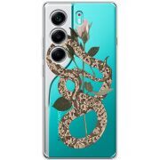 Прозорий чохол BoxFace Tecno Camon 40 Glamor Snake