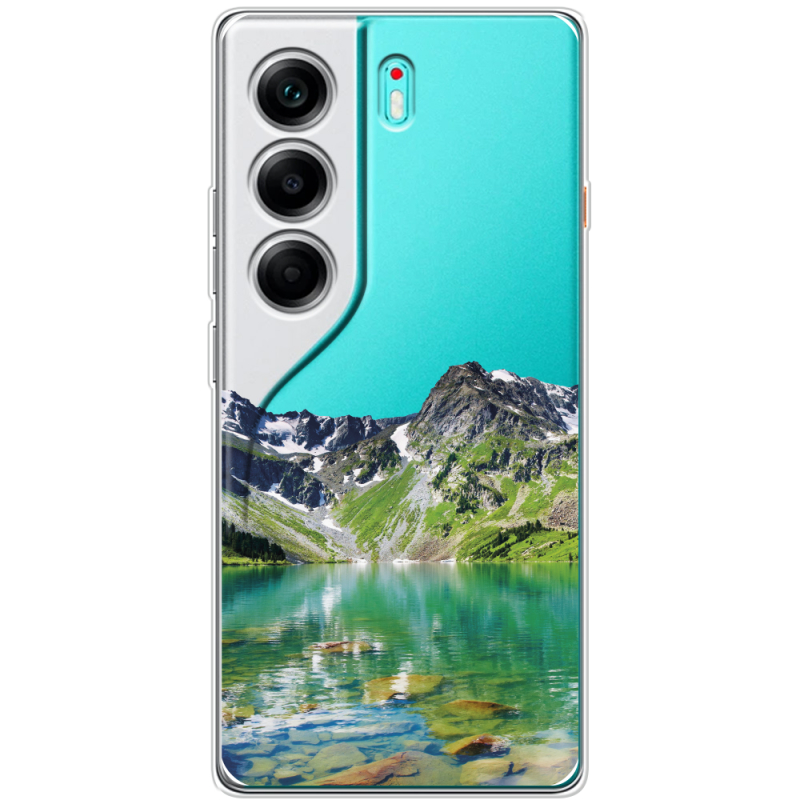 Прозорий чохол BoxFace Tecno Camon 40 Green Mountain