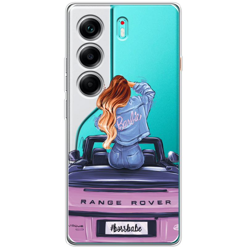 Прозорий чохол BoxFace Tecno Camon 40 Boss Babe