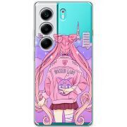 Прозорий чохол BoxFace Tecno Camon 40 Wiked Lady