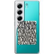 Прозорий чохол BoxFace Tecno Camon 40 Amor Amor